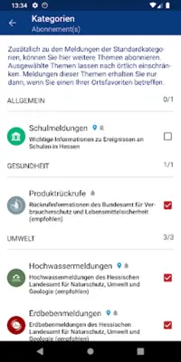 hessenWARN android App screenshot 0